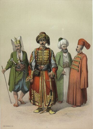 costumes Turcs de Constantinople